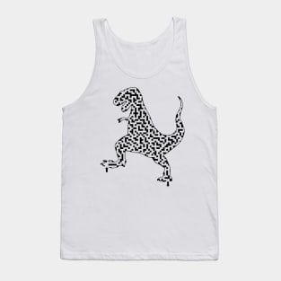 Tyrannosaurus Rex Dinosaur Maze Tank Top